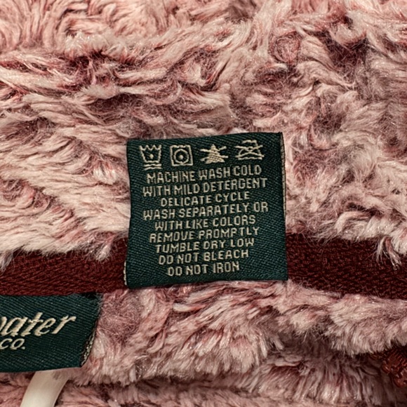Stillwater Supply Co.Pink faux Sherpa Pullover, size oversized Small - Picture 10 of 12